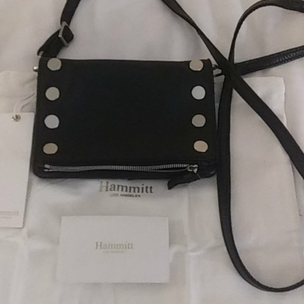 HAMMIT SMALL BLACK STADIUM CROSSBODY NWT! $190